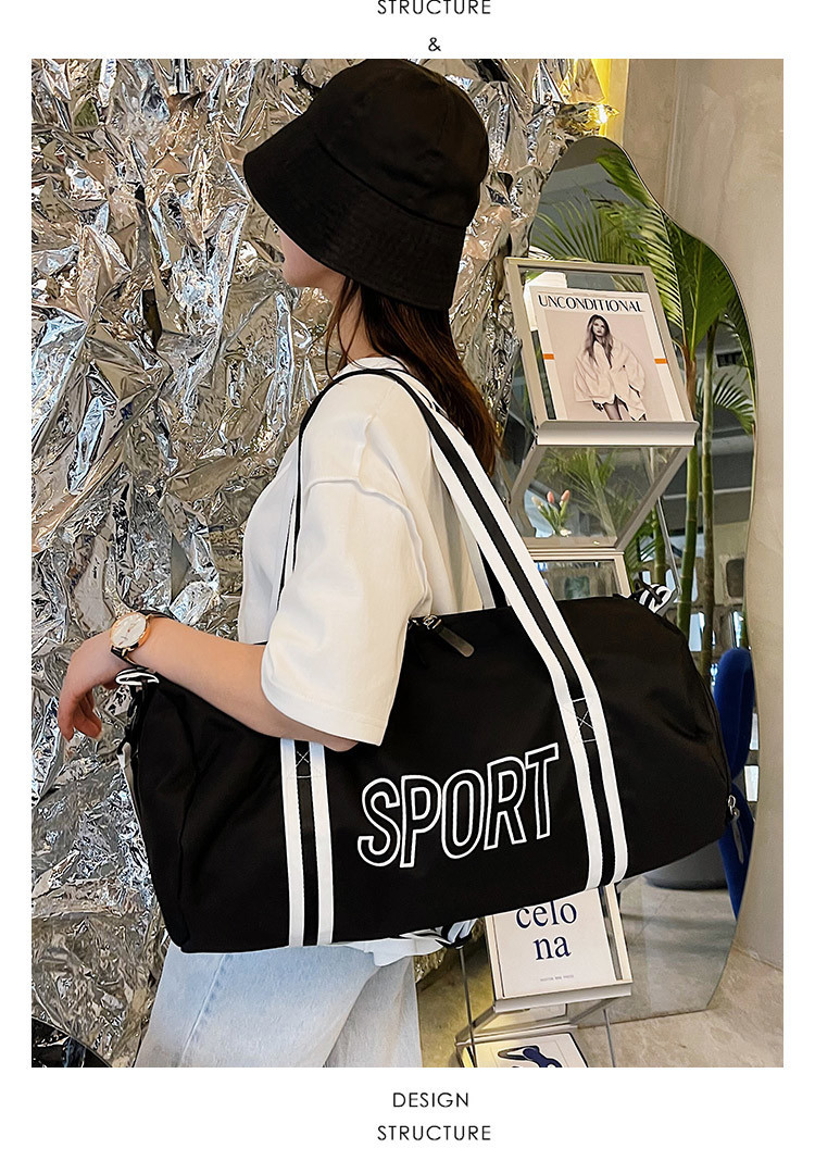 T-shaped hand-held large-capacity travel bag, lightweight business trip fitness bag, luggage waiting for delivery storage bag, short-distance travel luggage bag, durable and portable travel bag pic 20