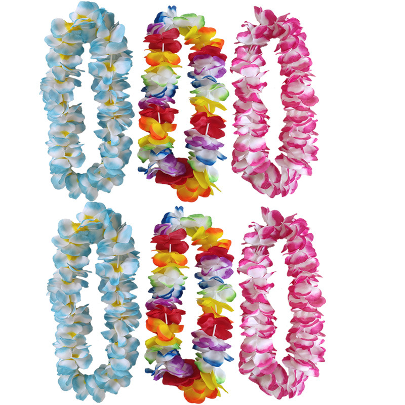 夏威夷大四角元枚花环生日派对装饰品跨境货源源头厂家现货供应详情5