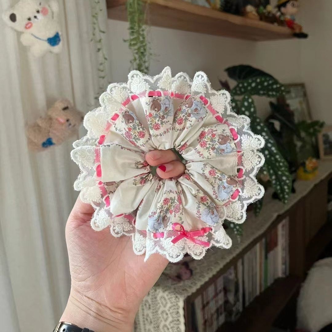 夏季高级感大肠圈韩国ins发圈女发绳扎头绳皮筋头饰头花发饰批发详情35