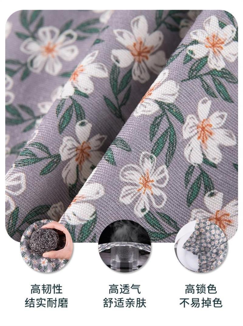 新款雏菊工作服围腰厨房罩衣干活防脏家用竹节棉做饭服装展示道具模特服装配饰详情4