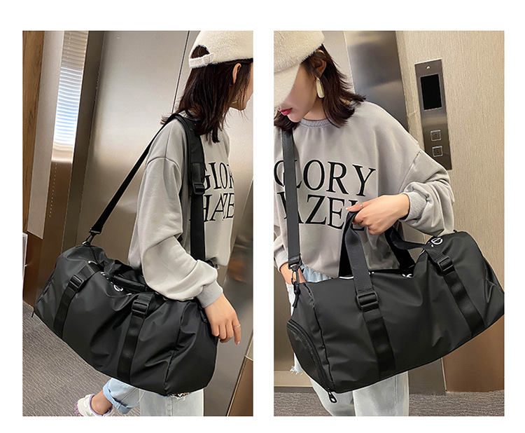 可套拉杆大容量手提旅行包通用干湿分离运动健身收纳包出差行李包详情22