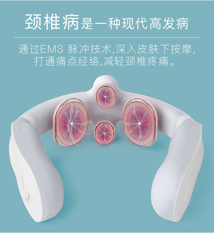 Wholesale business gift hot compress cervical massager, neck shoulder and neck massager, neck wonder, spinal neck protection K80 pic 3