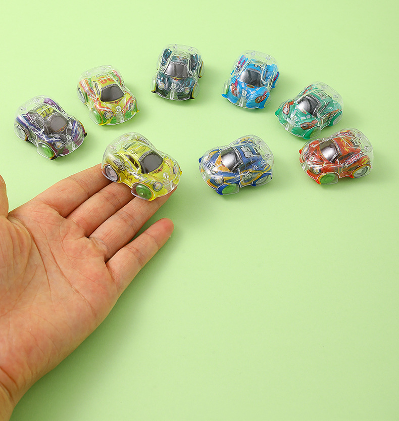Color-printed small cars, rebound cars, inertia mini gifts, girl toy cars, boy toys, kindergarten prizes pic 6