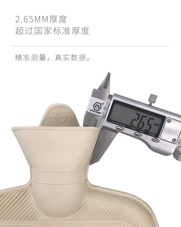 热水袋注水式可爱毛绒玩偶布套大容量橡胶内胆大号灌水暖水袋批发详情3