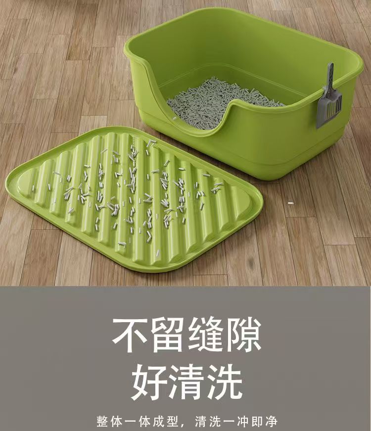 Cat litter box, extra-large anti-splash cat toilet, kitten bathtub, open cat toilet, factory direct sales, cross-border consignment pic 5
