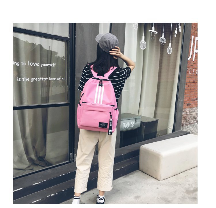 2026新款学生双肩包韩版时尚潮流初中高中生背包情侣旅行书包批发详情8