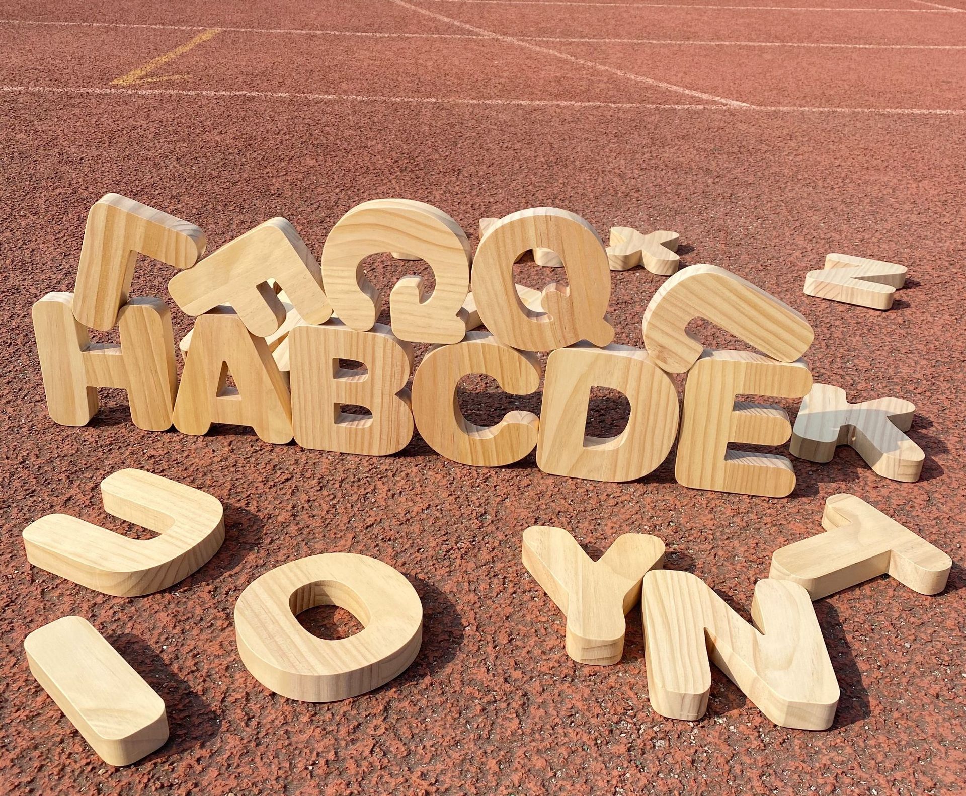 儿童木质26个英文字母拼单词幼儿园大积木平衡叠叠高堆叠益智玩具详情17