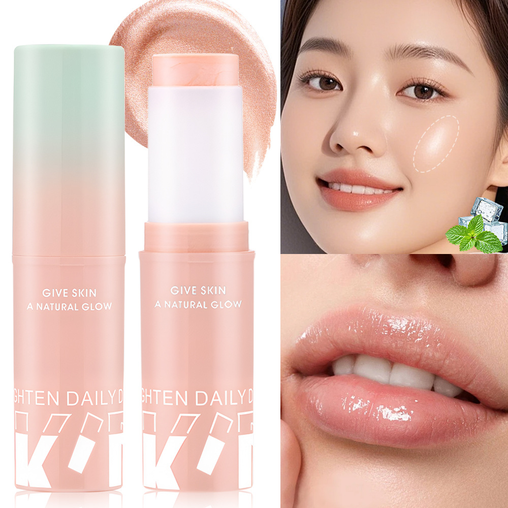 【跨境专供】DK'DE 2色清凉高光棒面部彩妆身体高光防水防汗批发详情6