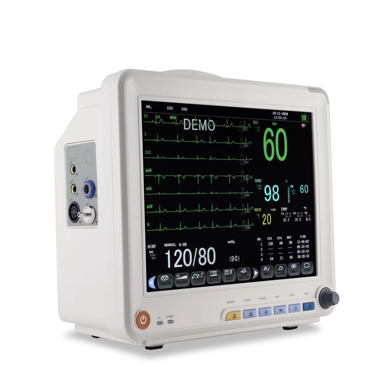 Cross-border exclusive PM12D multi-functional monitor with touch screen for medical patient monitoring and vital sign monitoring pic 8