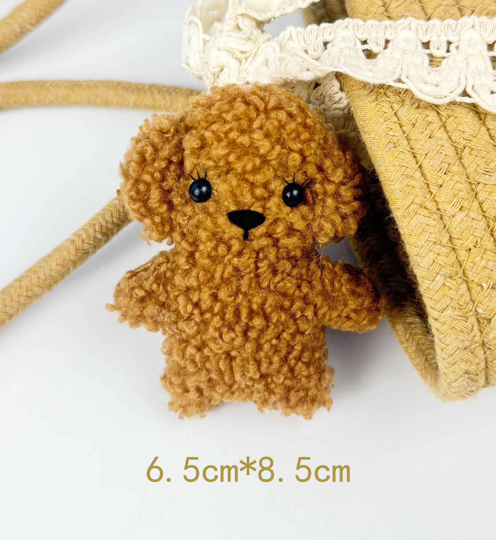Teddy dog plush pendant, bag decoration, plush in stock, wholesale, doll pendant, diy clothing accessories manufacturer pic 10