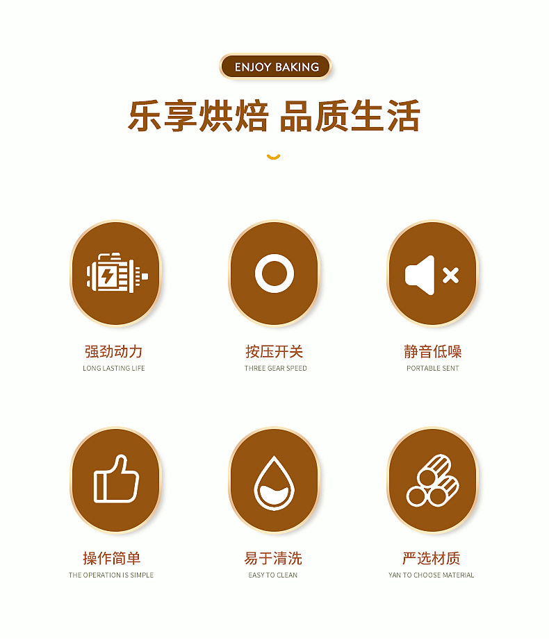 Cross-border preferred handheld electric milk foamer, home baking coffee blender, milk foaming machine, milk foaming wonder, brand-new kitchen gadget pic 3