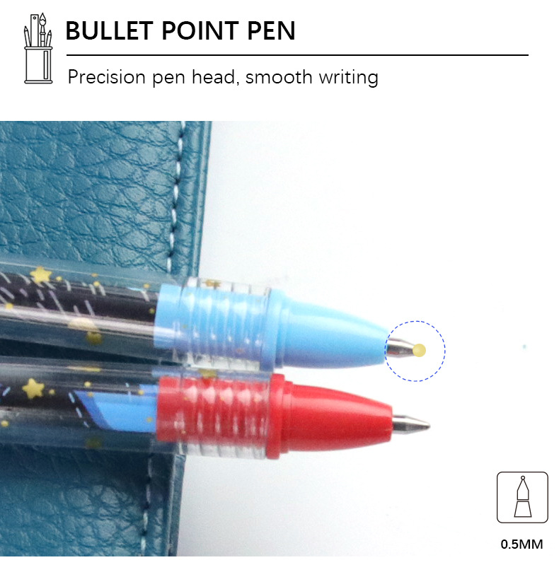 Yalong Cross-border Classic 0.5MM bullet-tipped erasable Gel Pen with Eraser Creative Planet Thermal Erasable Pen pic 5