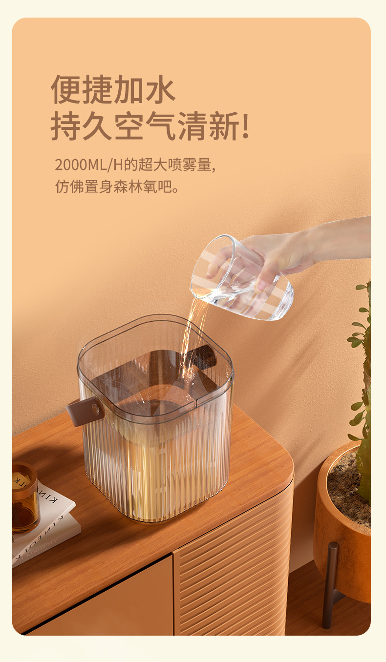 抖音同款便携式小型家用双喷加湿器客厅办公室卧室插电空气恒湿器详情15