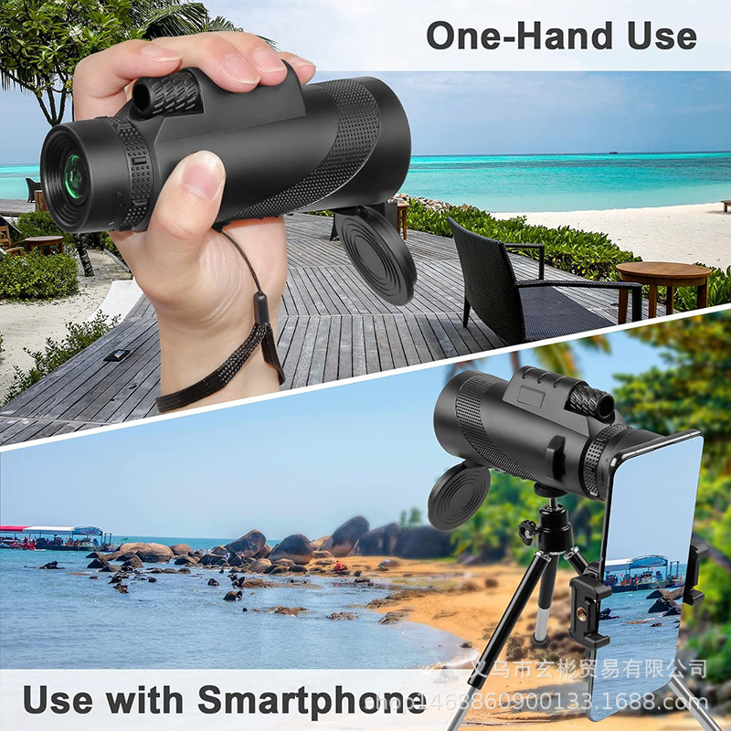 Source factory 10x42 and other mobile phone binoculars 40X60 high-power high-definition outdoor low-light night vision monocular binoculars pic 8