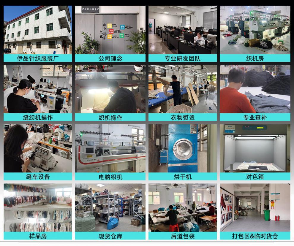 外贸欧美女士开衫欧美女装毛衣跨境毛织厚款棋盘格休闲毛衣外套详情5