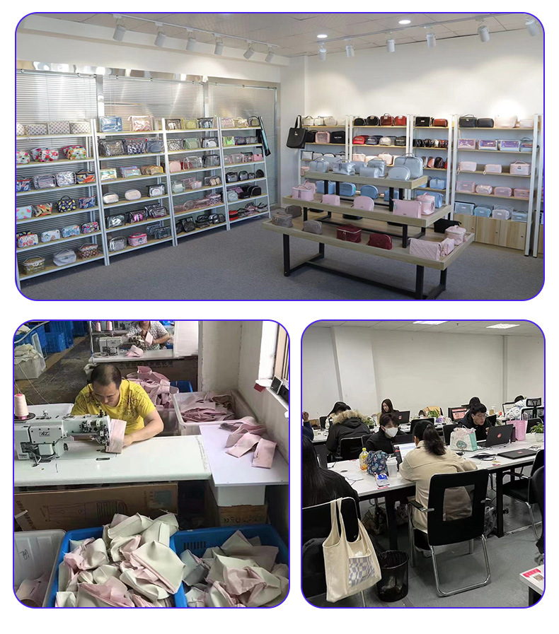 新款碎花化妆包大容量高级感化妆品收纳包便携旅行洗漱包手拿包详情3