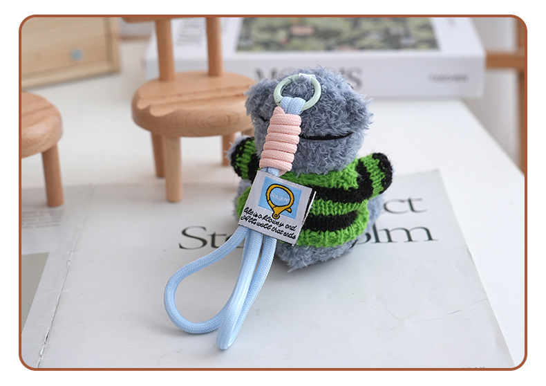 Cute internet-famous dress-up sweater, swimming goggles, exquisite cartoon dress-up bear, plush toy, bear bag and pendant pic 9