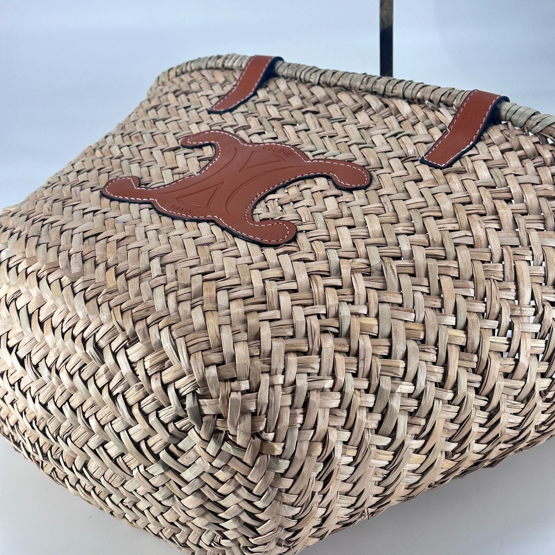 24年草编大容量单肩包度假旅行沙滩包手工编织包拍照打卡包托特包详情7