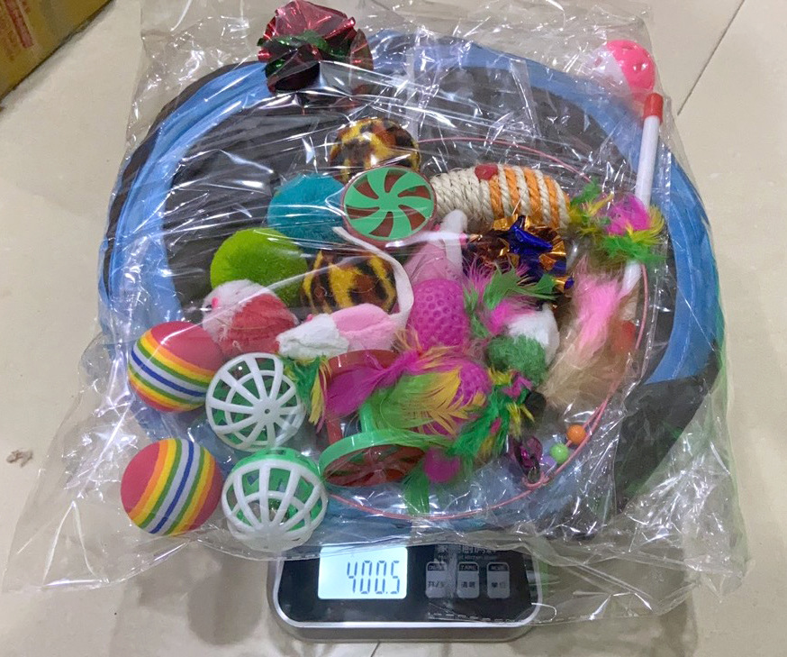 跨境宠物玩具21套装 猫隧道逗猫棒老鼠铃铛球毛球 宠物猫通道用品详情67