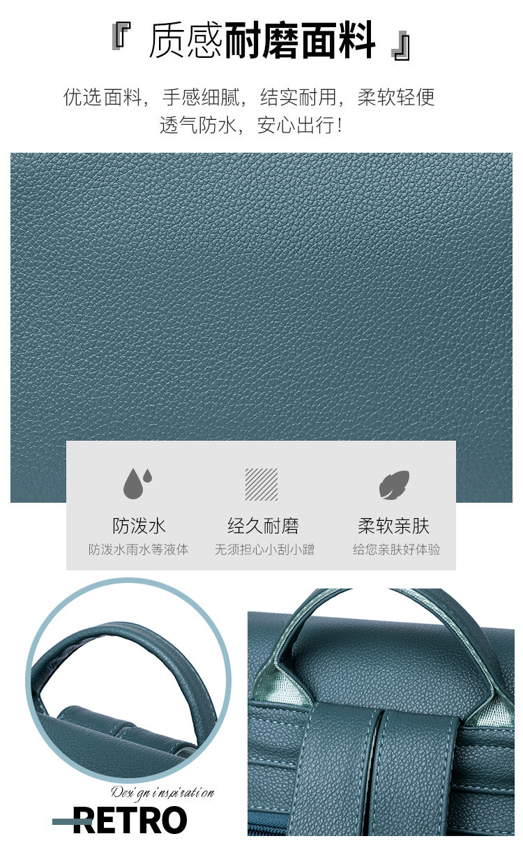 女士双肩背包高颜值多功能大容量背包2024春季新款洋气时尚休闲包详情4