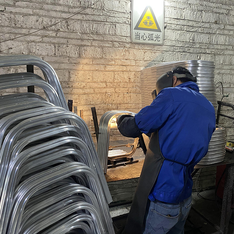 星辰工厂批发酒店餐厅铝合金宴会椅婚庆礼堂贵宾会议软包靠背椅子详情21