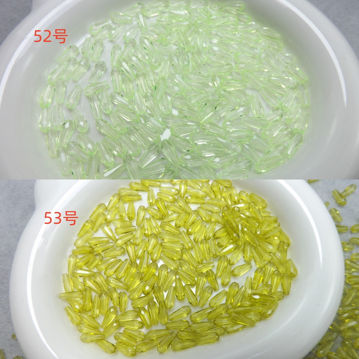 4mm*9mm长水滴人鱼泪晶晶diy水晶饰品配件玻璃珠子长水滴晶晶配件详情32