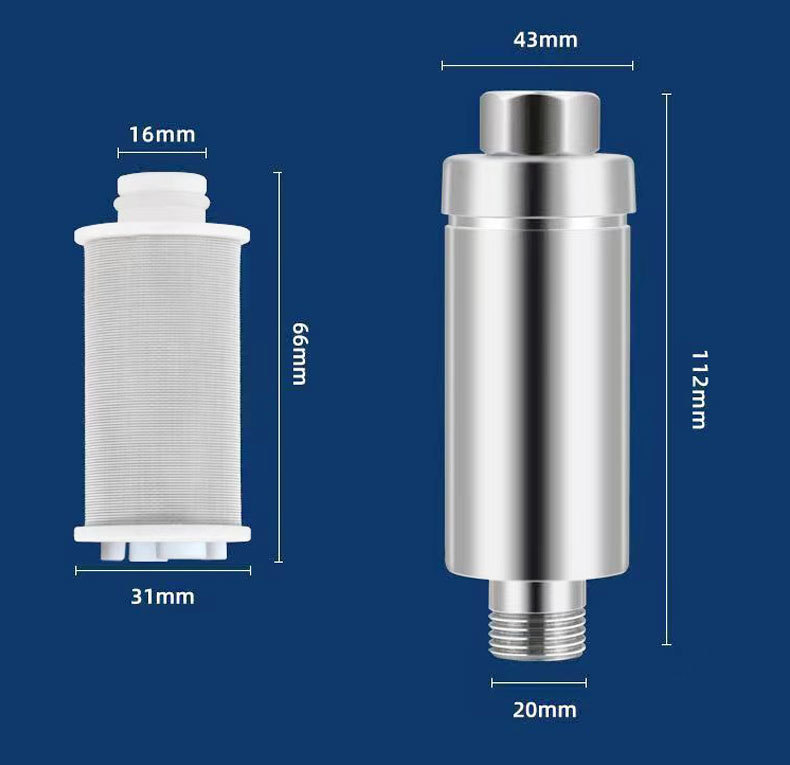 Electric water heater pre-filter, household no need to replace filter core, wall-hung boiler feed water, tap water, showerhead scale inhibitor water purifier pic 15