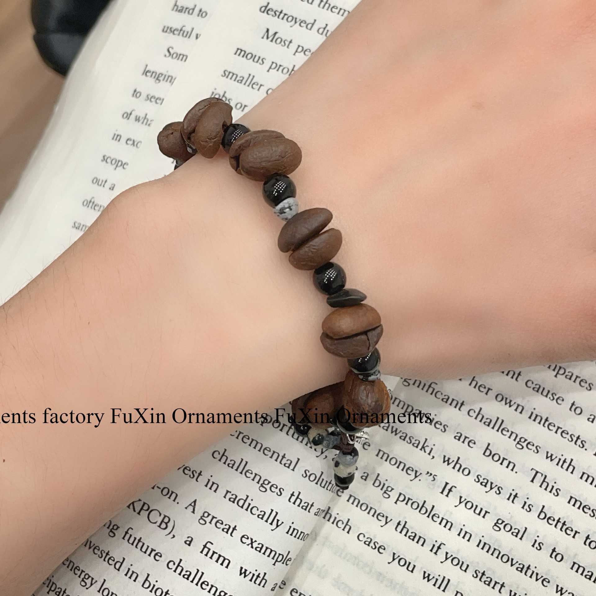 The new unique coffee bean bracelet features a niche and versatile design, a retro style for both men and women, and a new Chinese style for best friends and couples pic 25