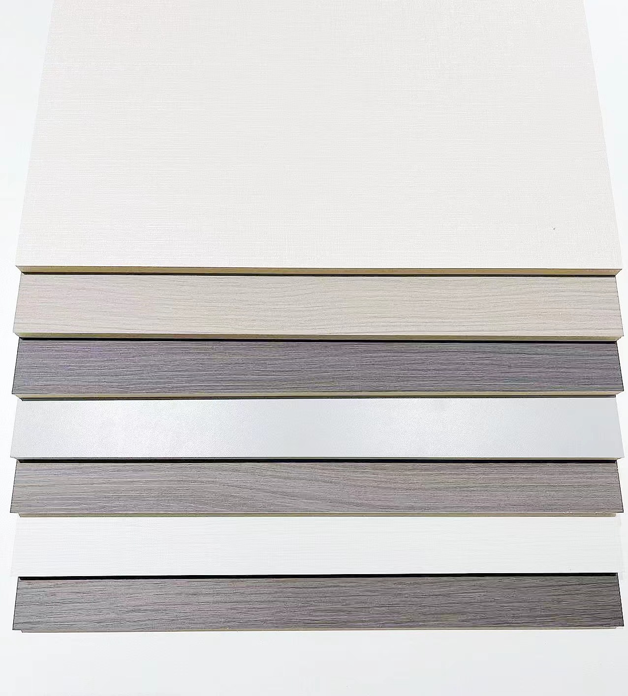 Bamboo and wood fiber PET metal mirror carbon crystal board wall panels, hotel quick-installation water ripple bamboo charcoal wood veneer panels pic 21