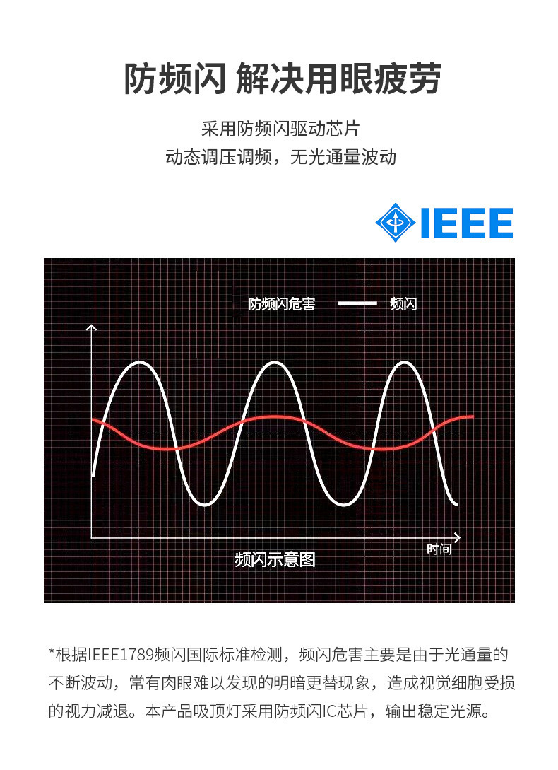 全光谱普瑞护眼超薄led吸顶灯客厅吸顶灯卧室灯现代简约中山灯具详情8