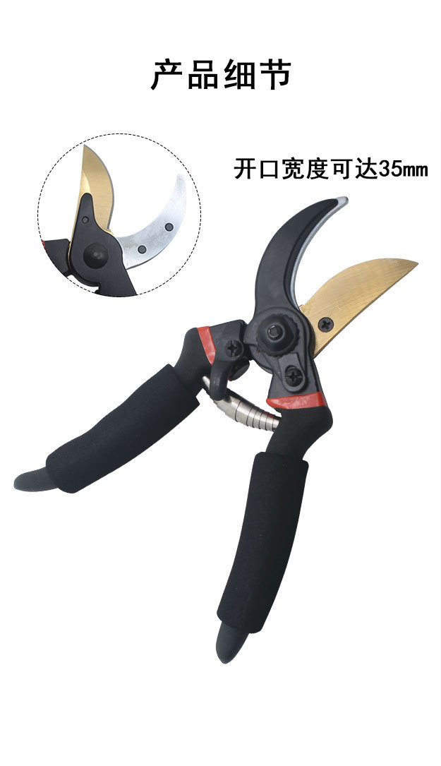 Pruning shears, garden shears, thick branch shears, garden pruning shears, fruit tree pruning, garden pruning shears, flower arrangement pruning shears pic 2