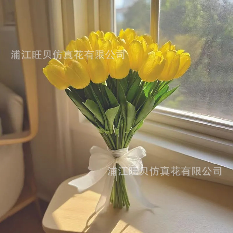 韩系仿真马蹄莲新娘手捧花求婚花束高级感白色结婚领证花束道具详情12
