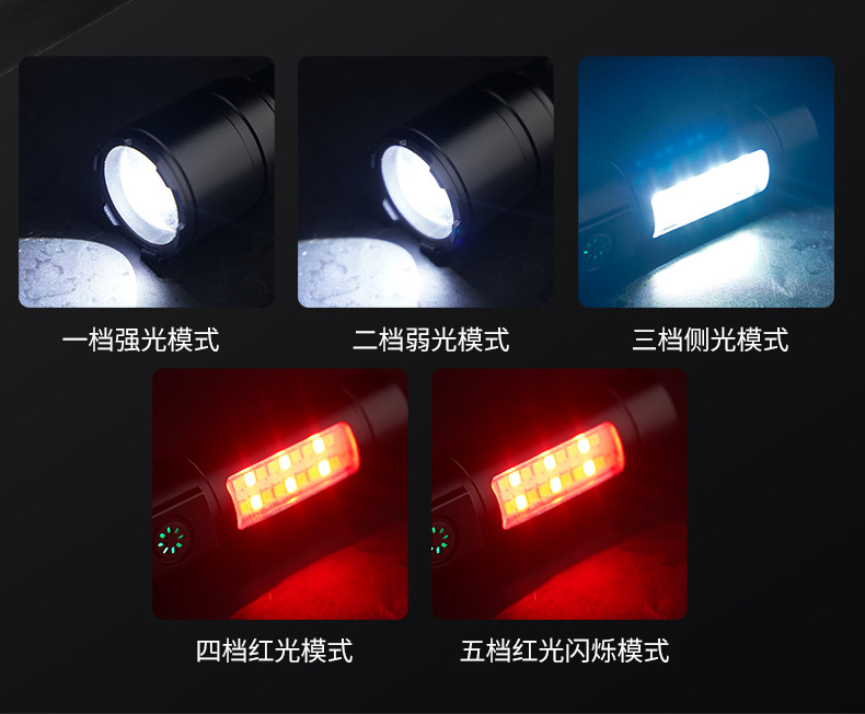 The new cross-border high-intensity flashlight, a 100,000-lumen aluminum alloy white laser flashlight, is portable for charging and has a long battery life pic 12