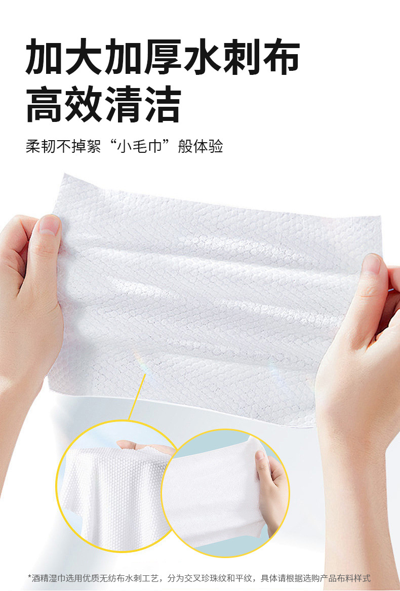 75度酒精湿巾80抽大包独立包装一次性杀菌消毒酒精湿纸巾批发工厂详情15