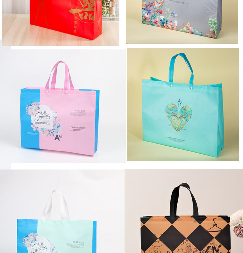 空调被夏被四件套包装手提袋家纺凉席手提袋无纺布袋子礼品购物袋详情16