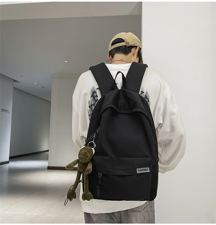 书包男大学生 简约日系ins高中初中生运动双肩包中学生电脑背包女详情20