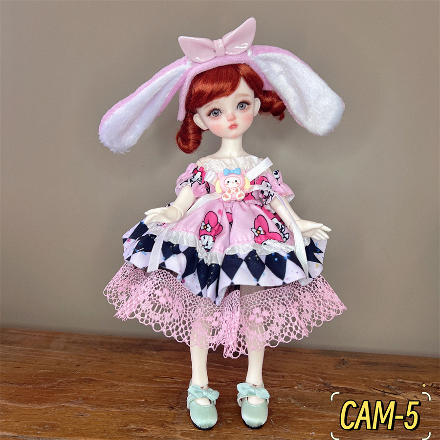 6分BJD玩偶换装衣服30厘米洋娃娃衣服森系可爱卡通洛丽塔裙子详情5