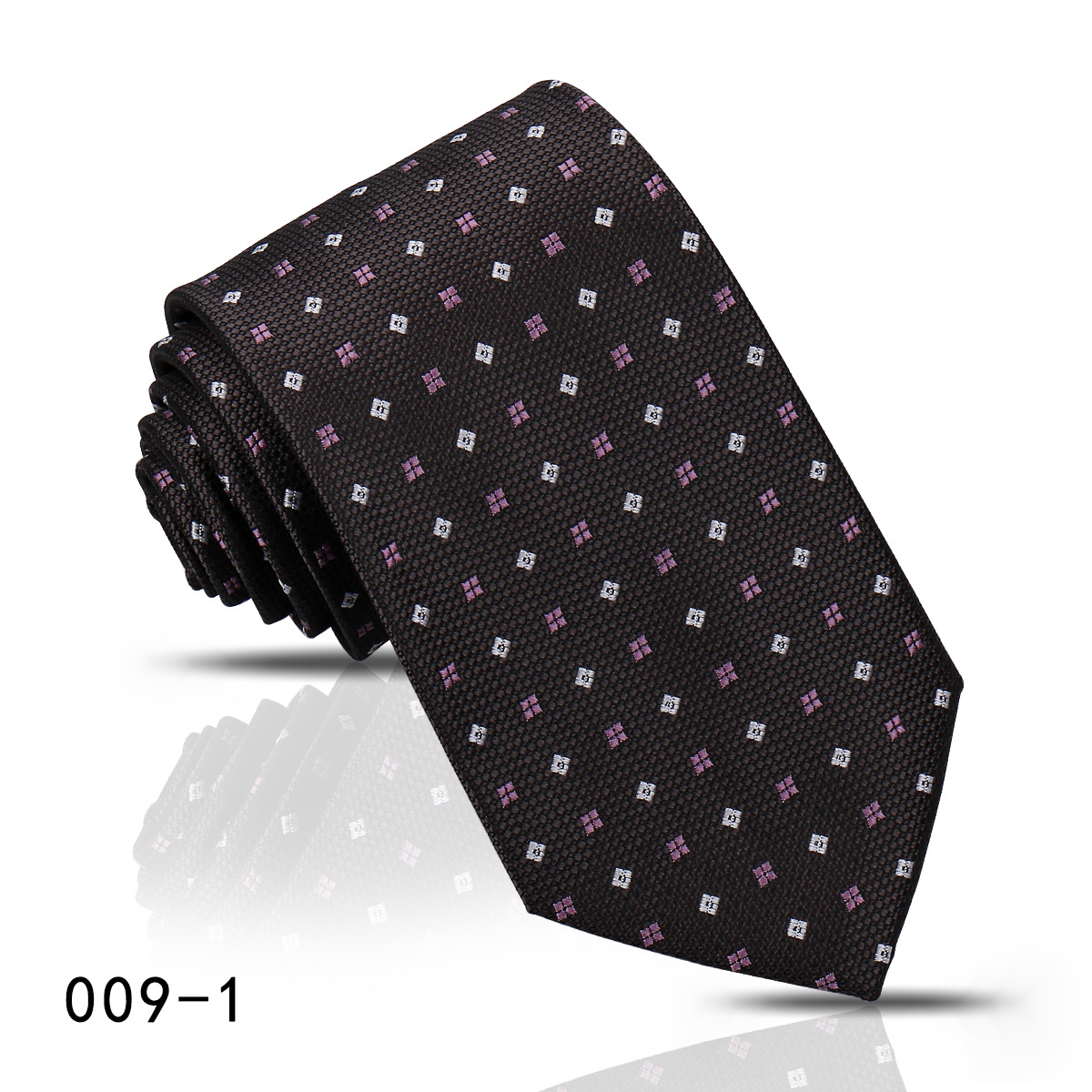 男士商务职业条纹领带8CM高级感蓝色藏青手打衬衣搭配嵊州现货详情27