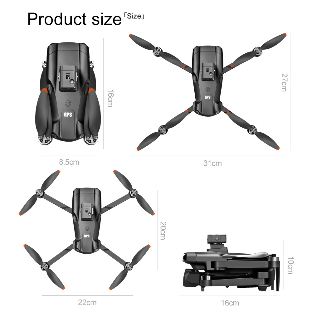 Cross-border new product V198MAX brushless GPS return with screen high-definition aerial photography obstacle avoidance drone, foreign trade remote control aircraft pic 26