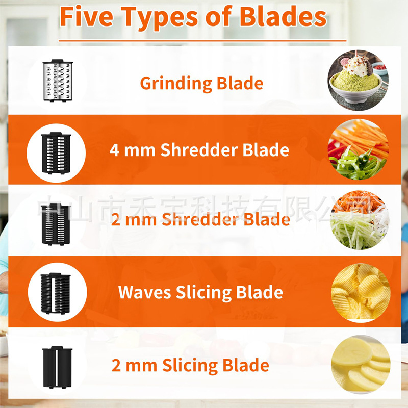 Cross-border vegetable cutter slicer - multi-functional automatic vegetable cutter Slicer for slicing pic 3