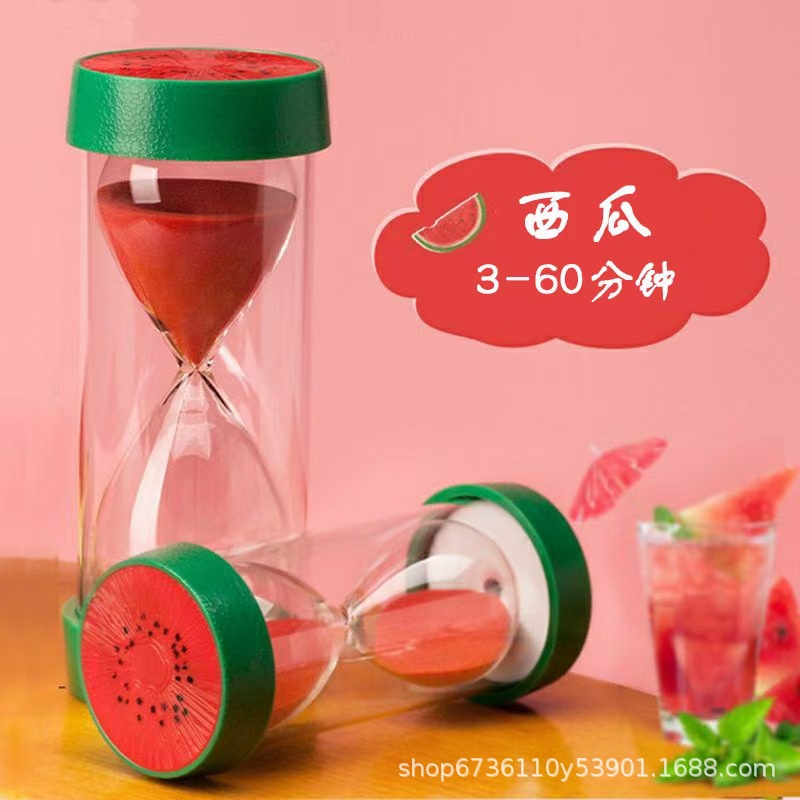 Hourglass timer for children, anti-drop // minute self-discipline learning time management, flowing sand bottle for the New Year pic 6