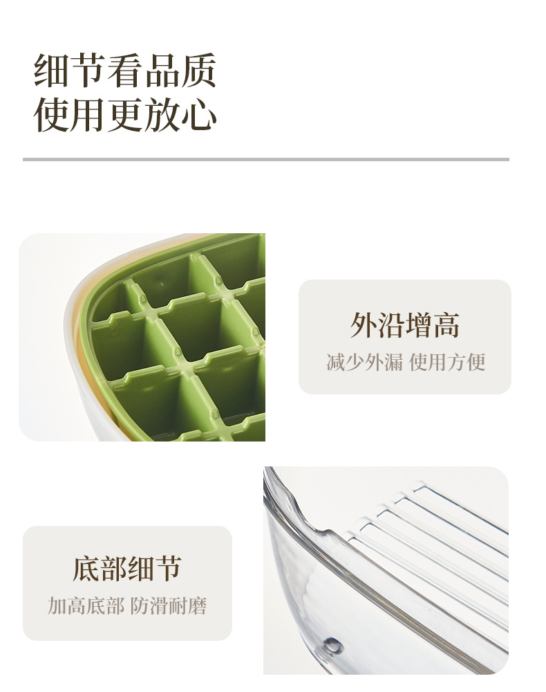 ويدويج الجليد ويدويج مكعبات جليد ذات غطاء مثلج قابل للتحلل ومزودة بسليكا مغطى pic 17