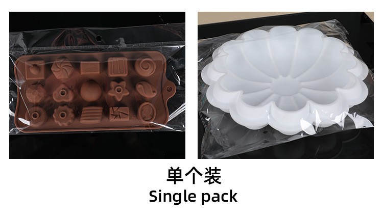 New 12-hole Halloween finger food-grade silicone mousse mold, easy-to-demold chocolate baking mold pic 5