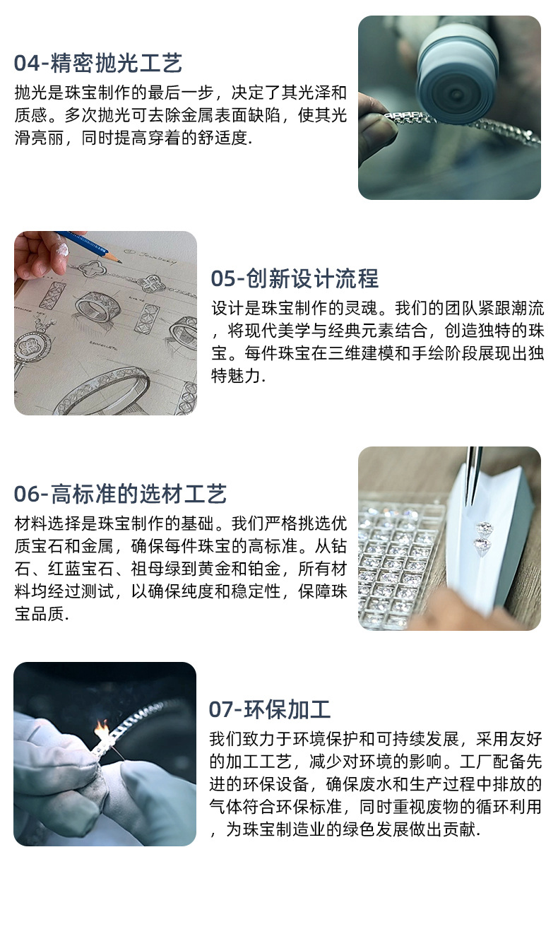 S925银镀18k金网球链欧美风新款古巴链跨境一件代发莫桑石手链详情24