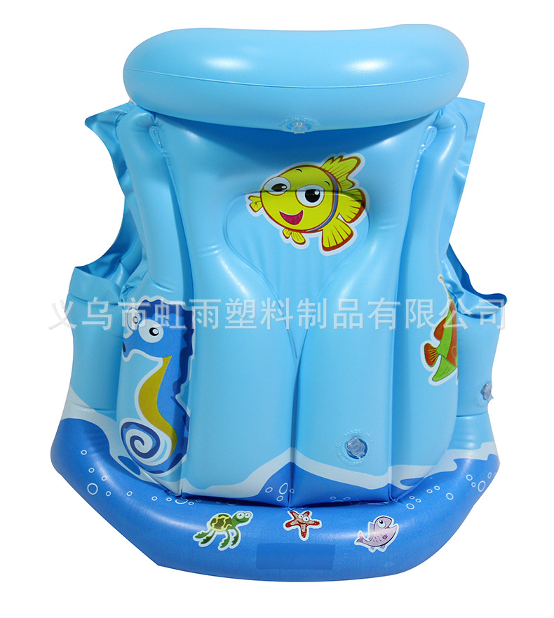 儿童游泳大浮力背心中小童通用初学者游泳装备专业充气马甲救生衣详情18