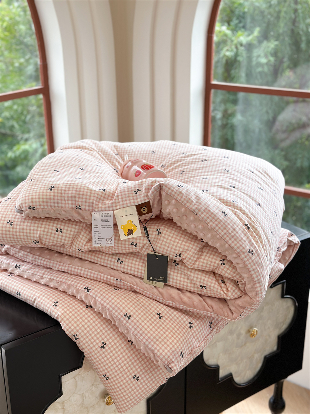 13372 All-cotton cartoon small floral print spring and autumn quilt soothing, bean quilt warm and fleece winter quilt core pic 34