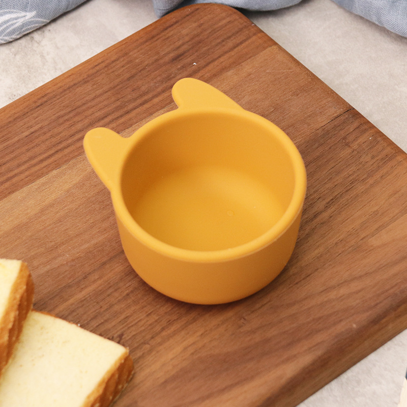 跨境新款儿童餐具硅胶碗宝宝婴儿辅食碗零食碗母婴用品工厂批发详情11