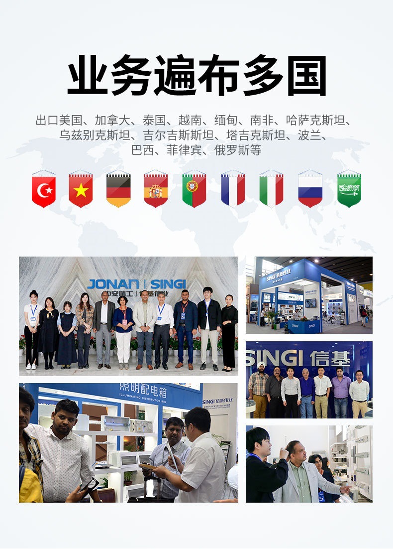 信基小型空开断路器SG65-63系列微型家用2P空气开关63A厂家直供详情4