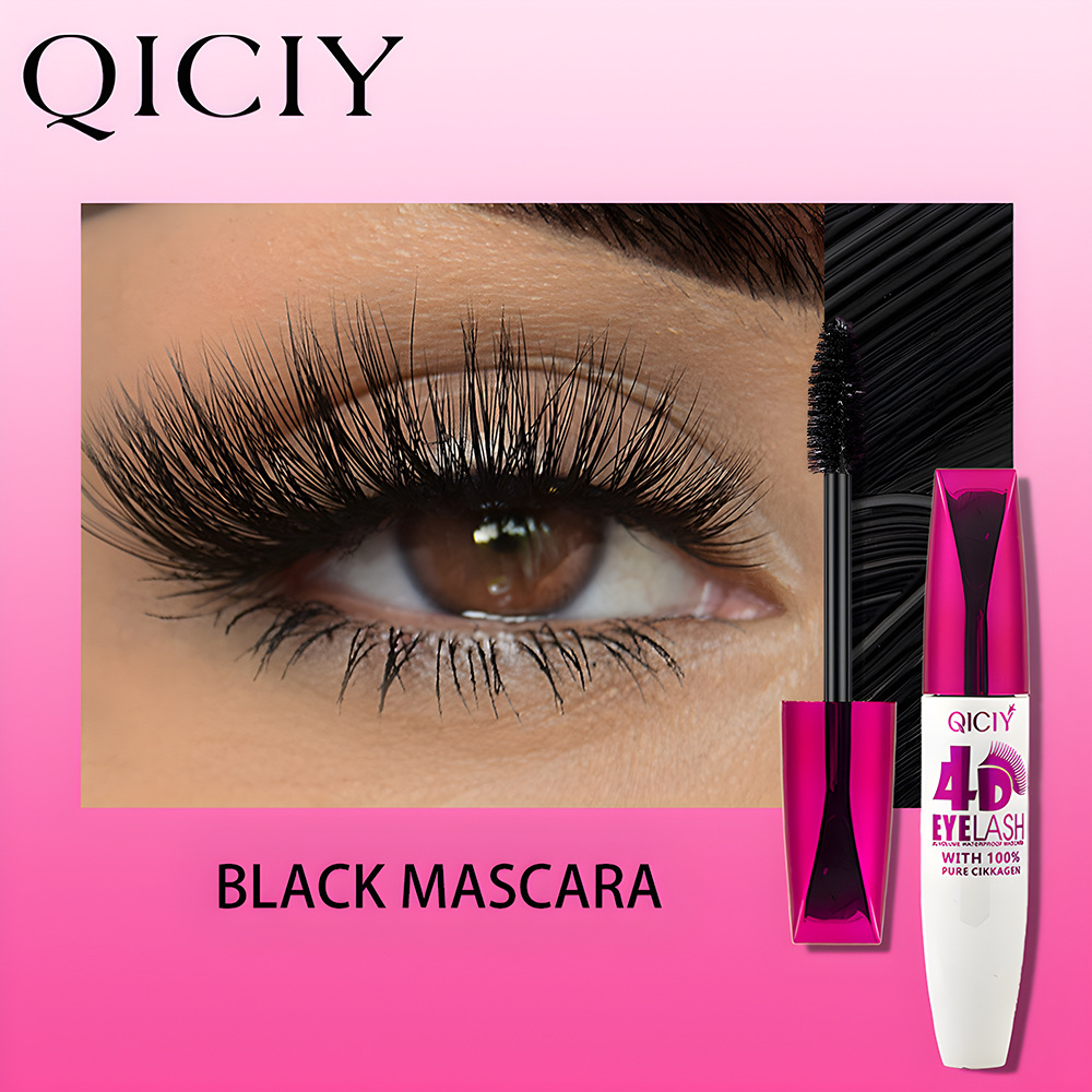 Cross-border exclusive QICIY 4D mascara Base cream, waterproof, non-smudge, long and curly mascara wholesale pic 3