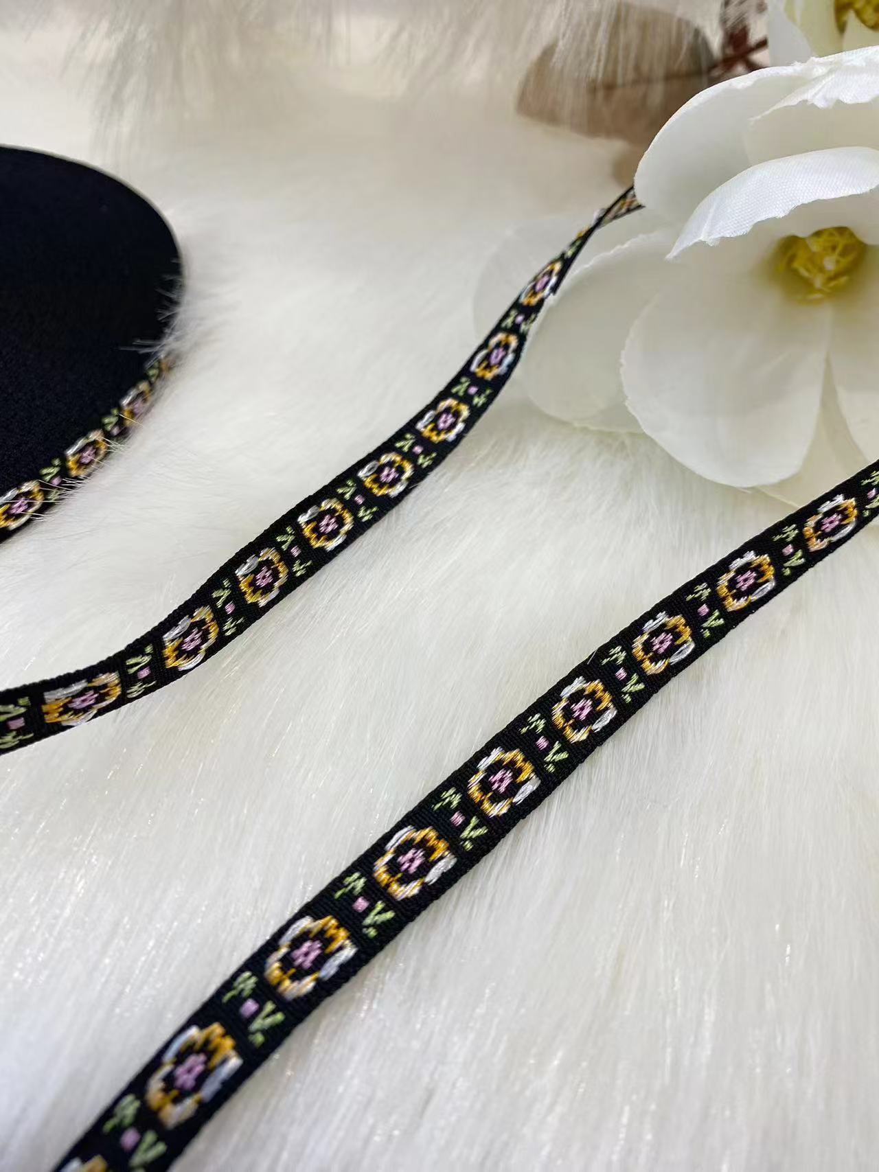 多种款式现货民族风提花刺绣织带新春发饰头饰辅料批发厂家直供详情20